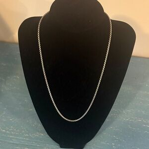 Sold w/ Waxing Poetic 18” 925/Italy cable chain